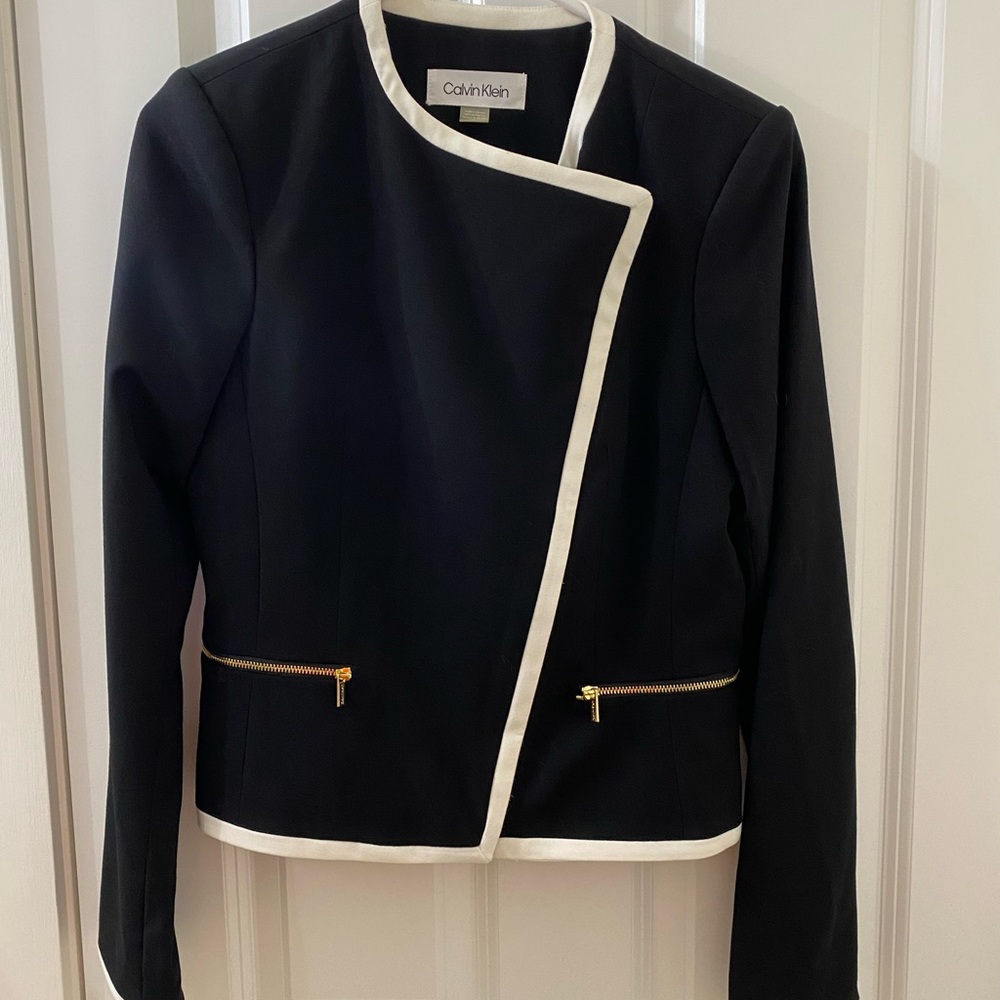 Black Calvin Klein blazer